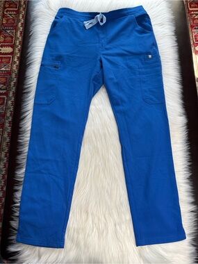 Figs Royal Blue Yola Skinny NWT Scrub Pants
